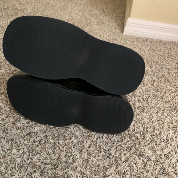 Dolls Kill Black and Silver Flame Mary Janes 8 - Picture 5 of 7